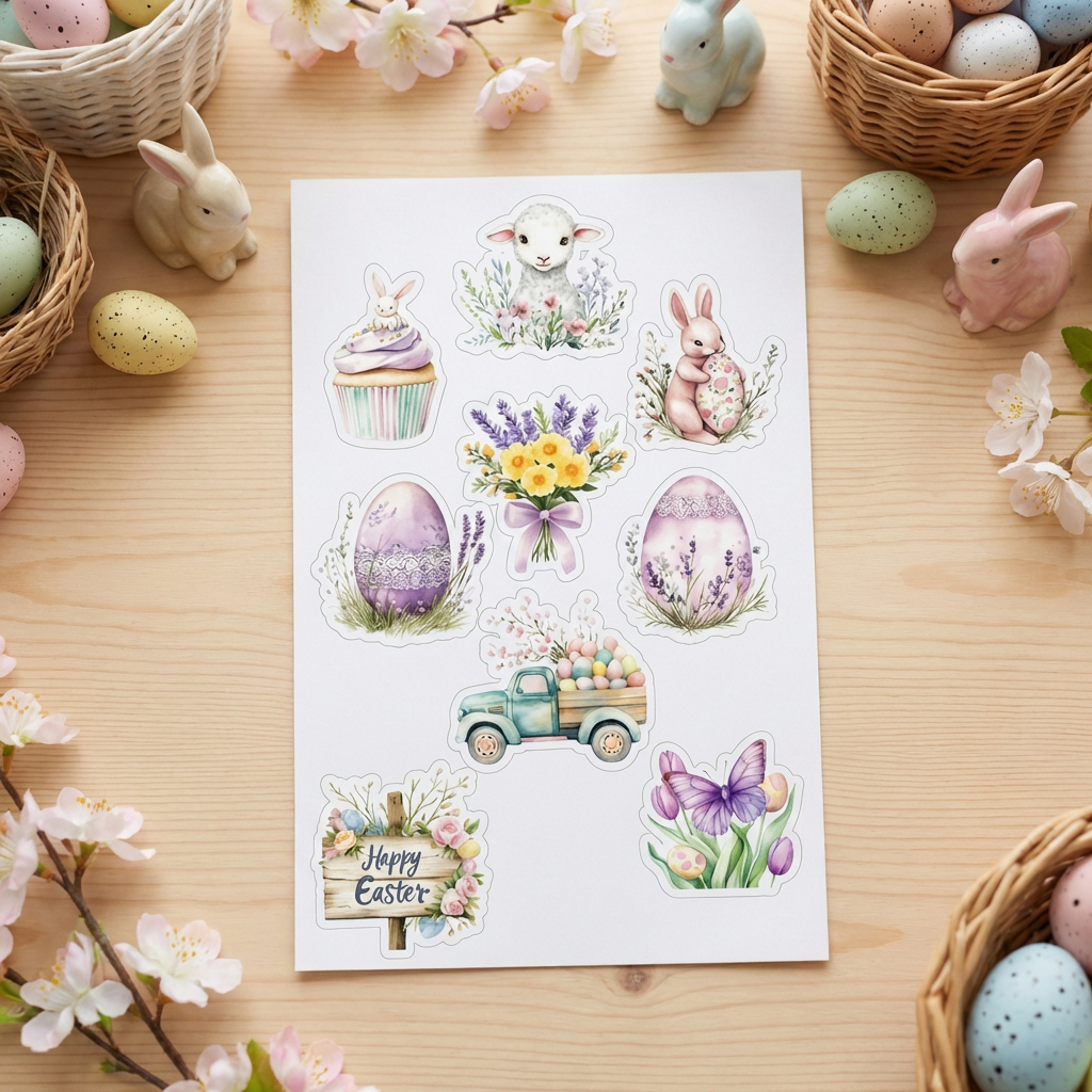 Easter Sticker Sheet