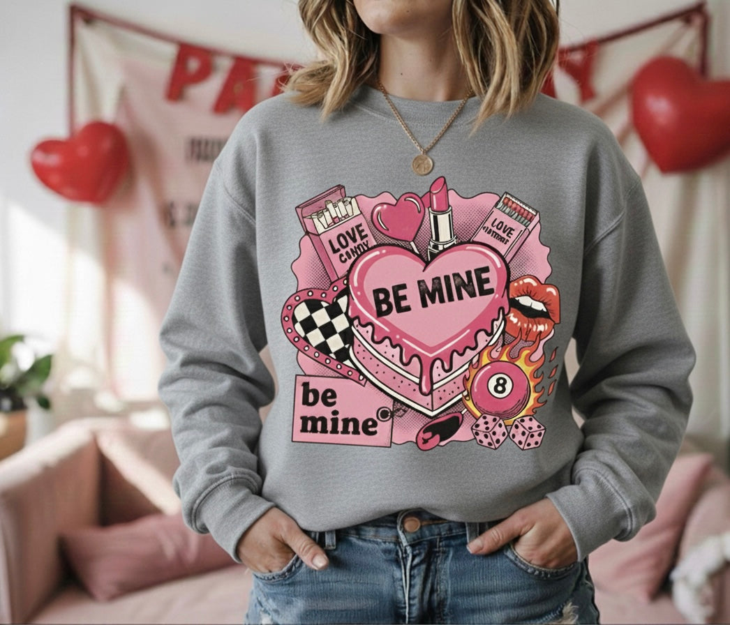 Be Mine Crewneck – Valentine’s Sweatshirt