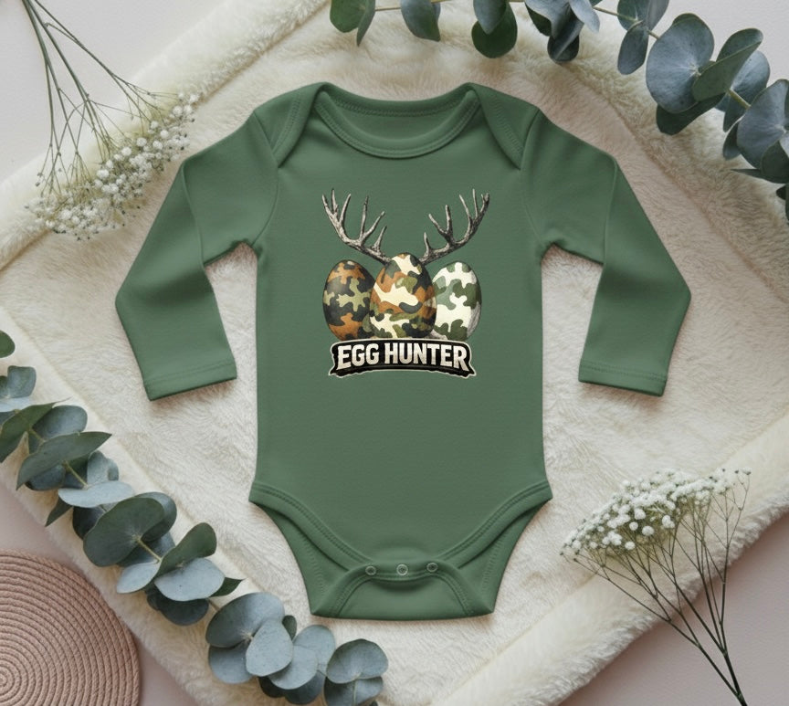 Egg Hunter Baby Easter Onesie