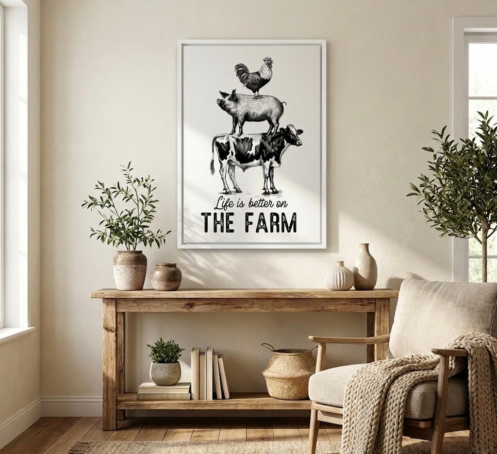 Life Is Better on the Farm – Home Decor Sign (12x16)
