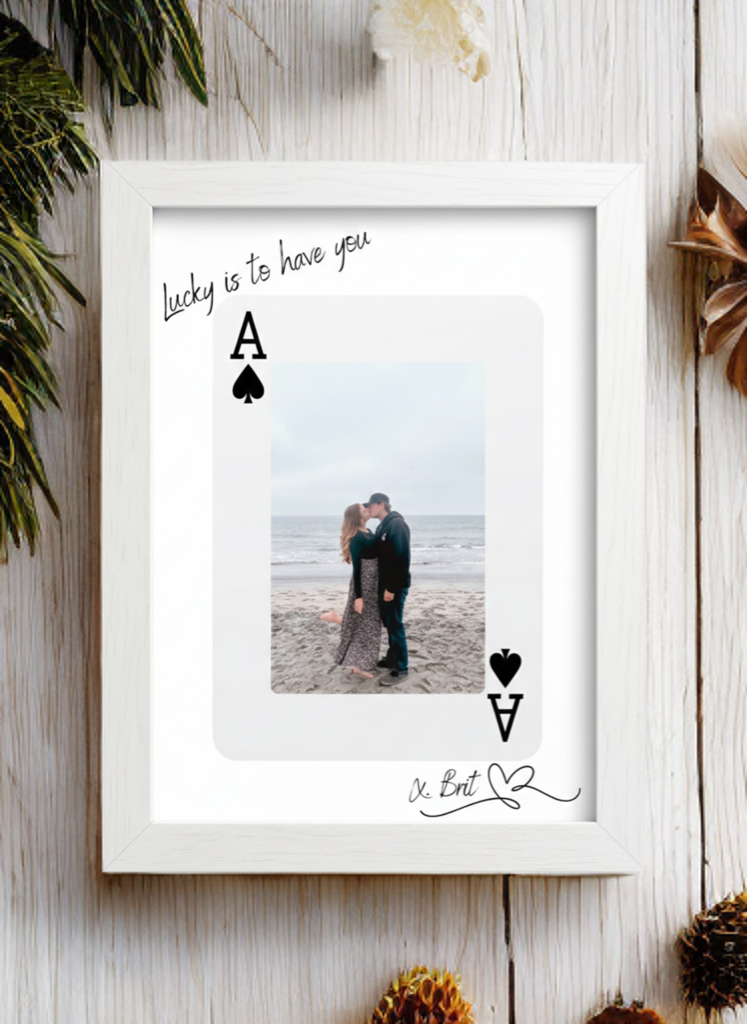 Custom Ace Card Photo Frame (5x7)
