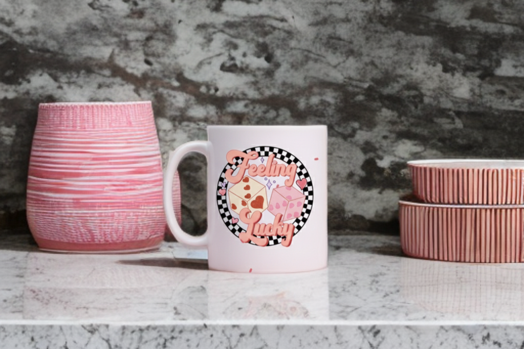 Feeling Lucky 15oz Valentine Coffee Mug