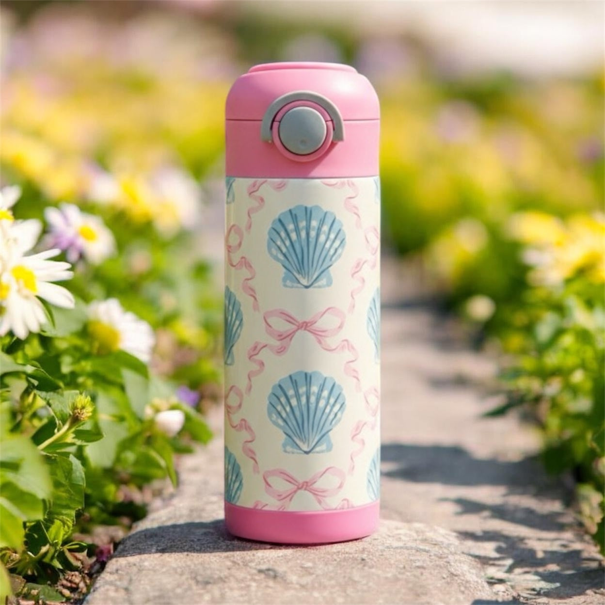 Coquette Seashell Kids Tumbler