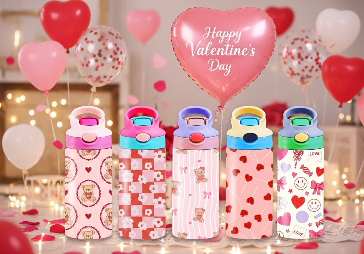 Kids Valentine’s Tumblers and Cups