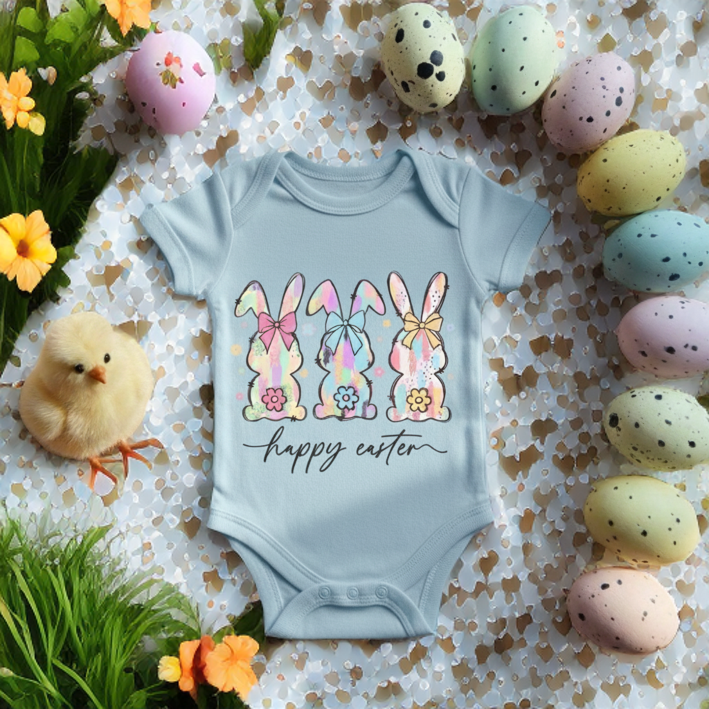 Happy Easter Baby Onesie – Easter Baby Bodysuit