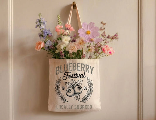 Blueberry Festival Tote Bag