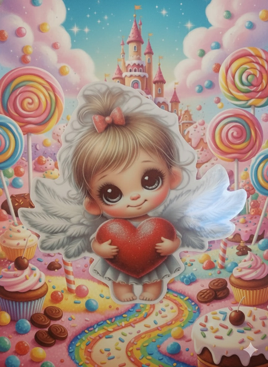 Angel Car Decal – Vinyl Sticker