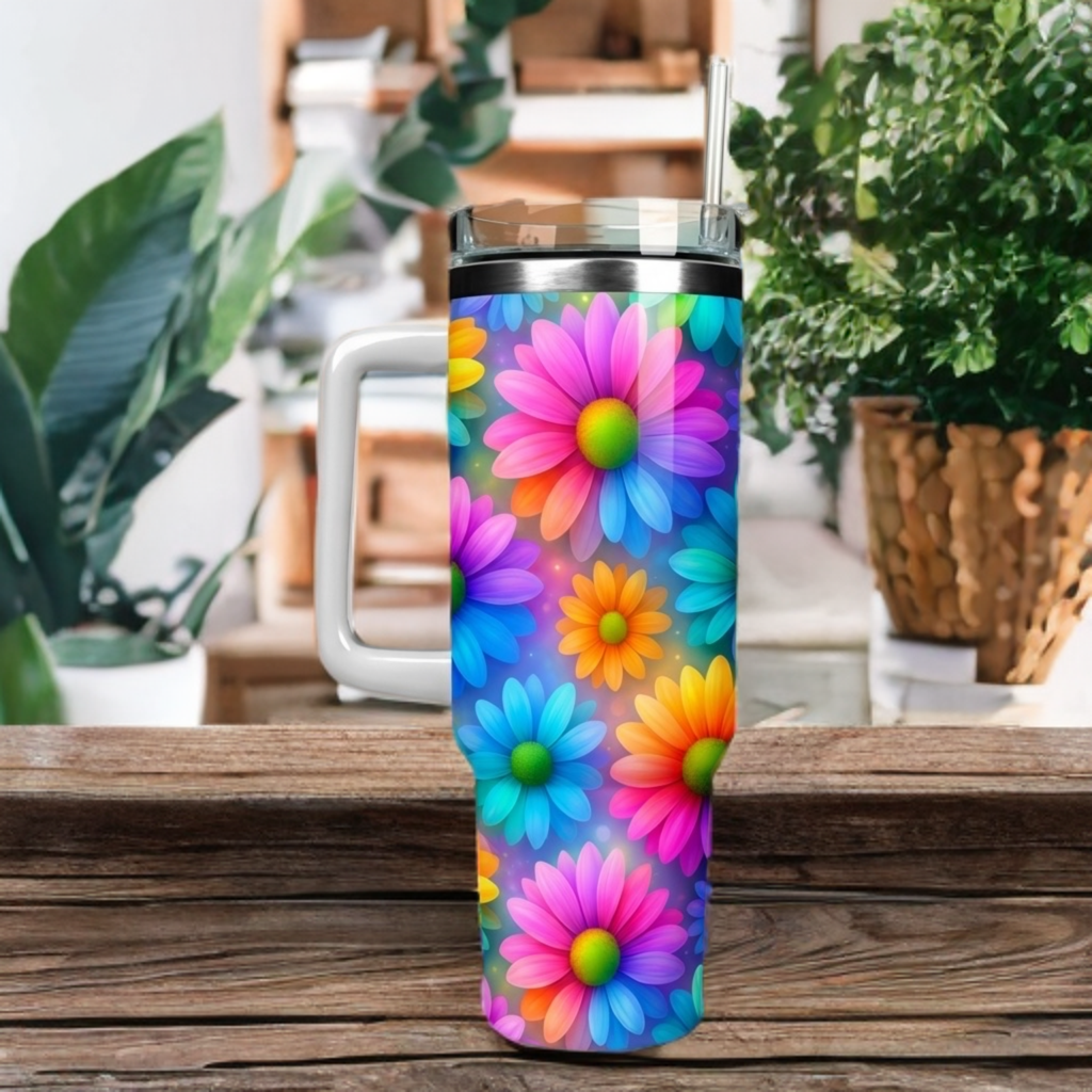 Colorful Sunflowers 30oz Tumbler