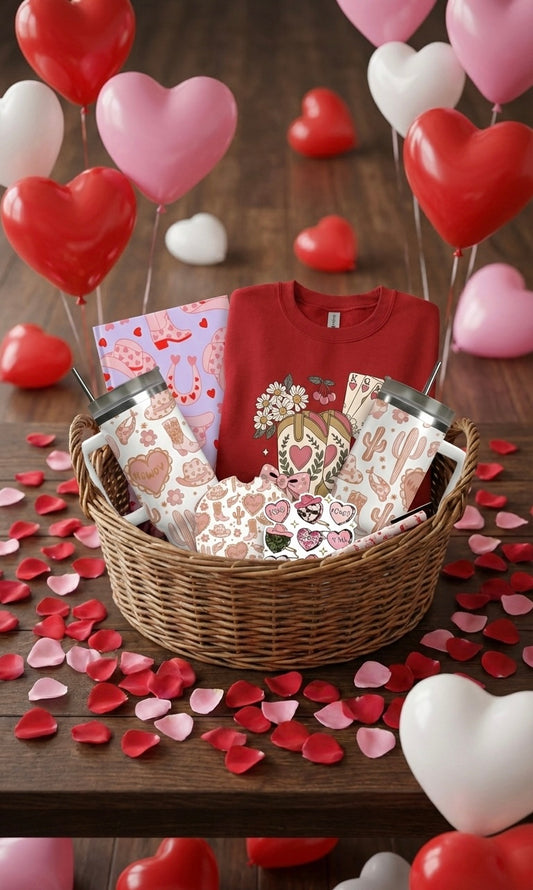 Western Cowgirl Large Valentine’s Gift Basket