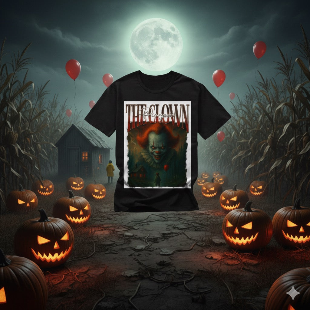 Retro Clown Graphic Tee – Bold, Playful Circus Vibes