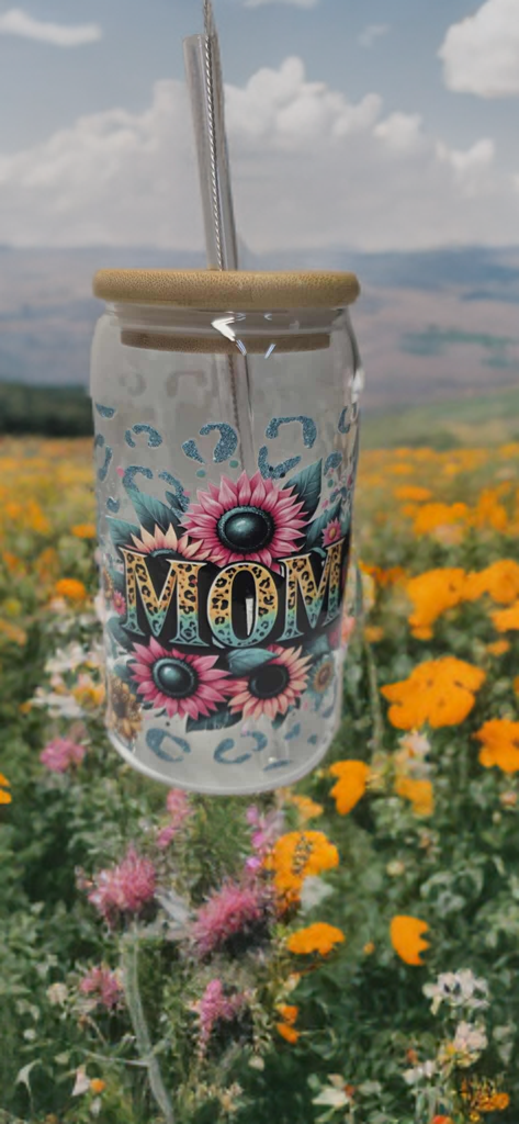 Leopard Mom Frosted Tumbler