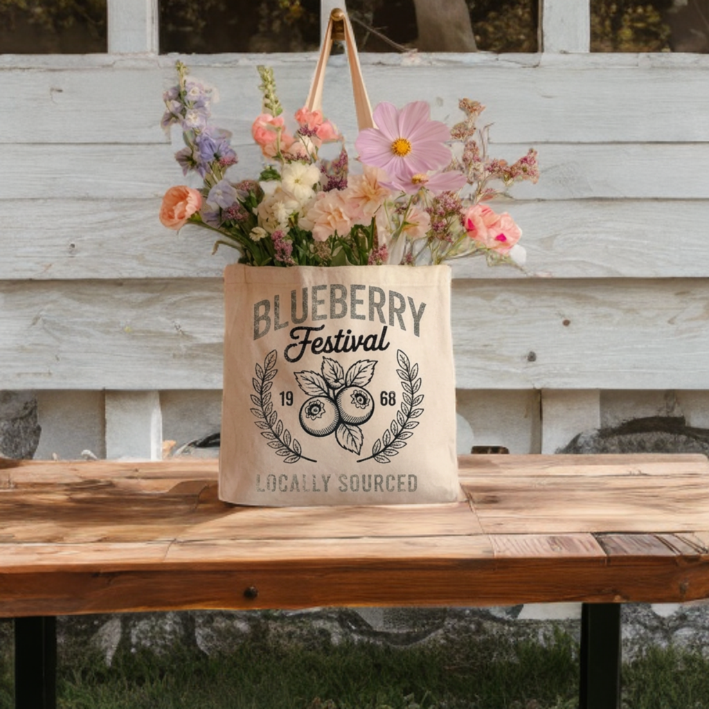 Blueberry Festival Tote Bag