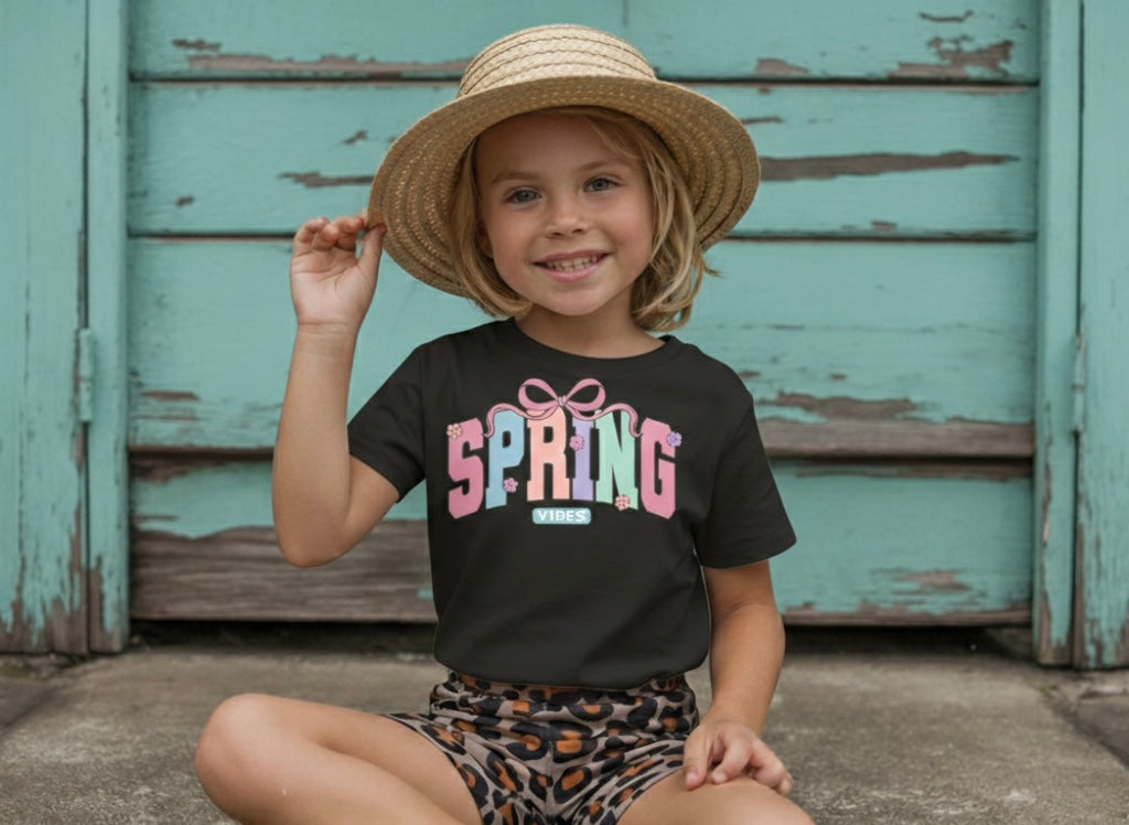 Spring Vibes Girls T-Shirt