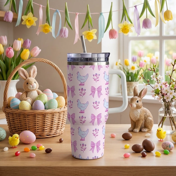 Chicken Coquette Easter 30oz Tumbler