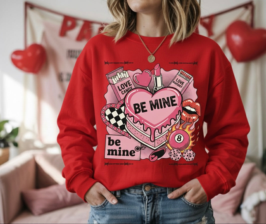 Be Mine Crewneck – Valentine’s Sweatshirt