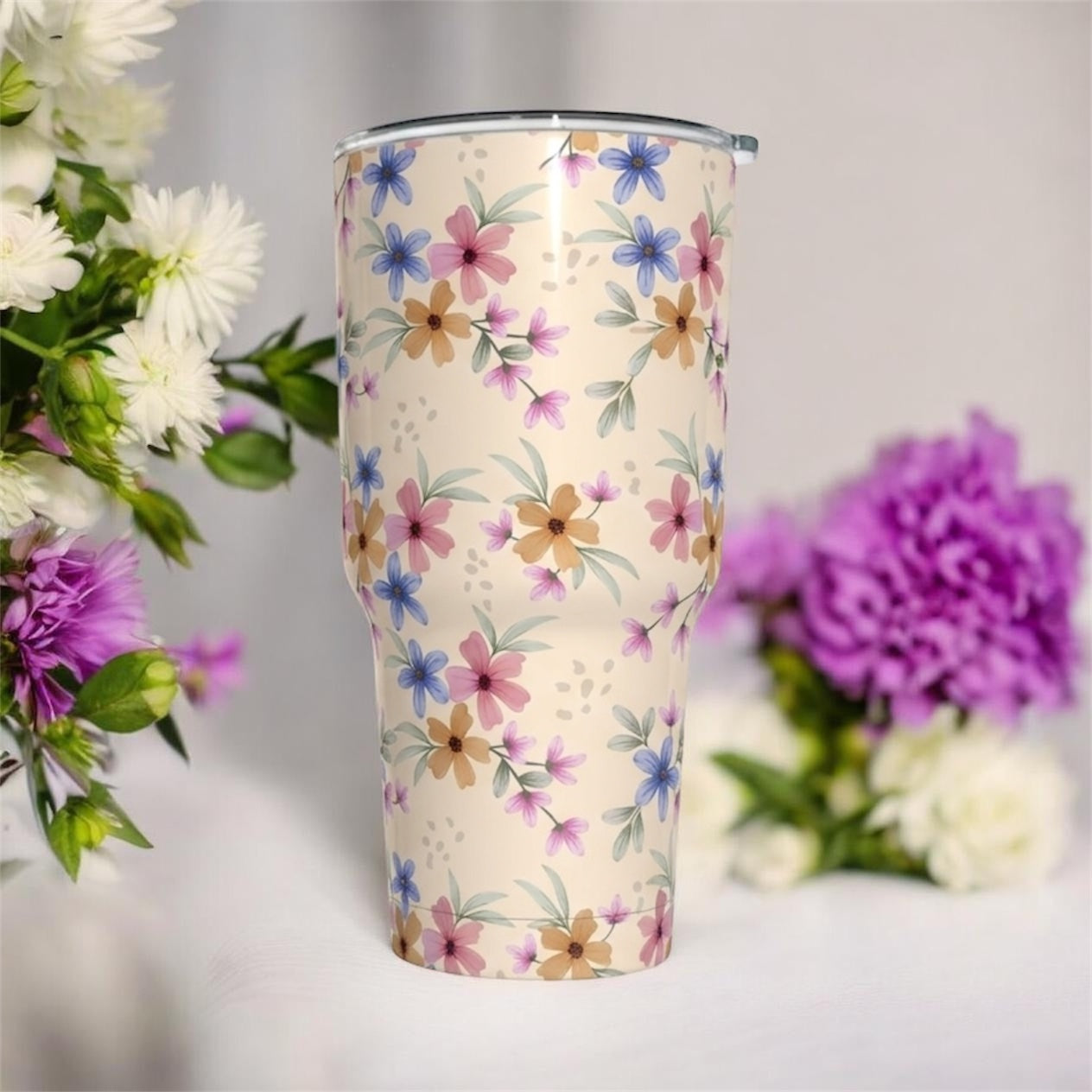 Floral 40oz Tumbler