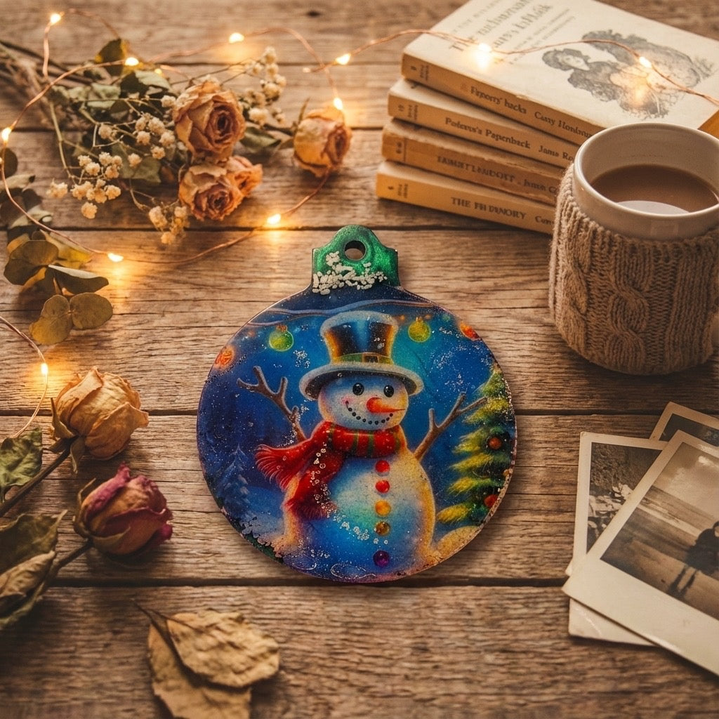 Snowman Christmas Ornaments – Holiday Tree Décor