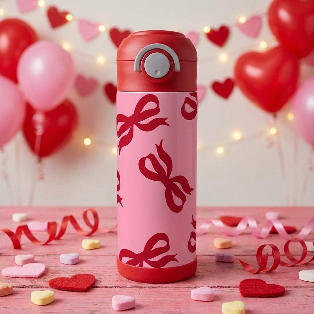 Kids Ribbon Tumbler – Cute Kids Drinkware Cup