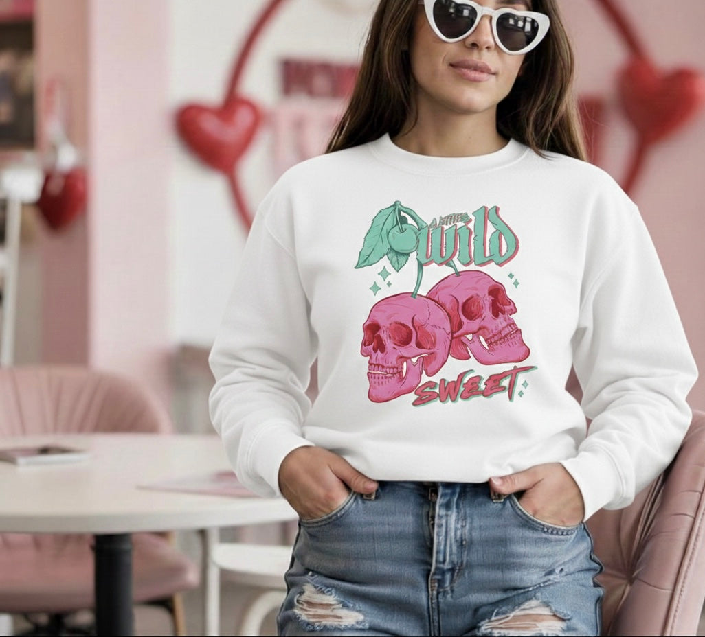 A Little Wild & Sweet Valentine Crewneck