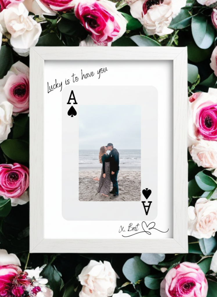 Custom Ace Card Photo Frame (5x7)