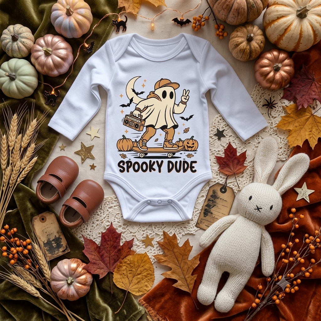Spooky Dude Baby Onesie