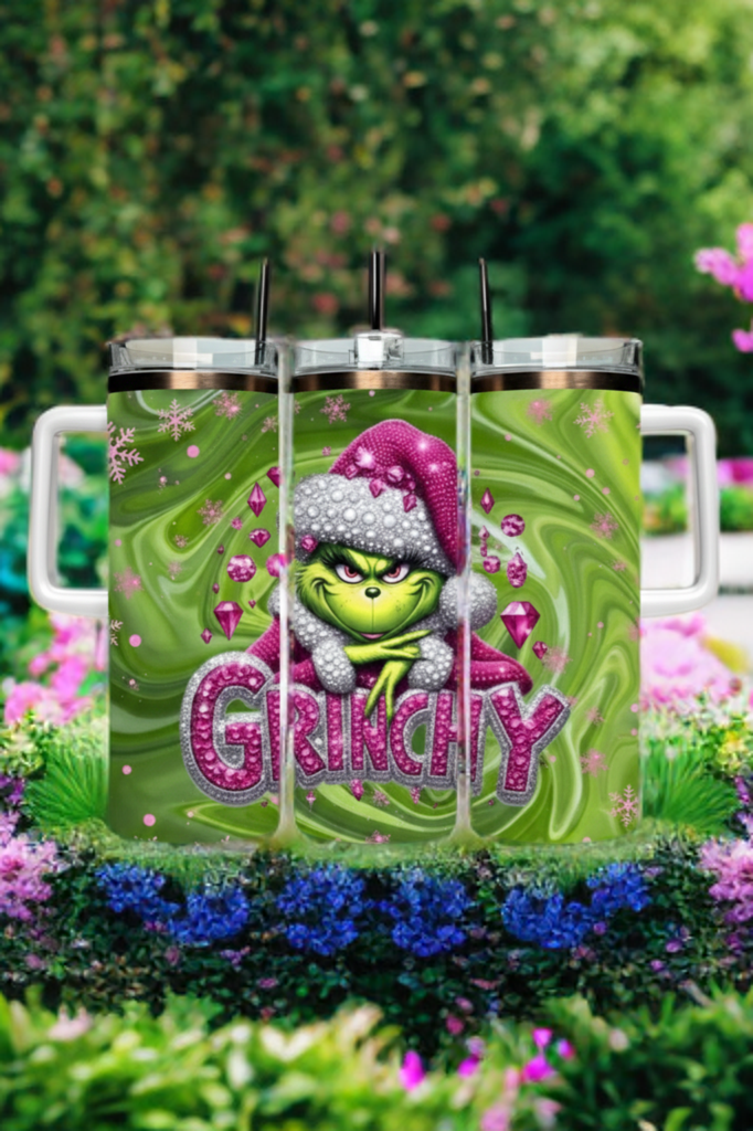 Grinch 30oz Tumbler – Large Holiday Stainless Steel Cup