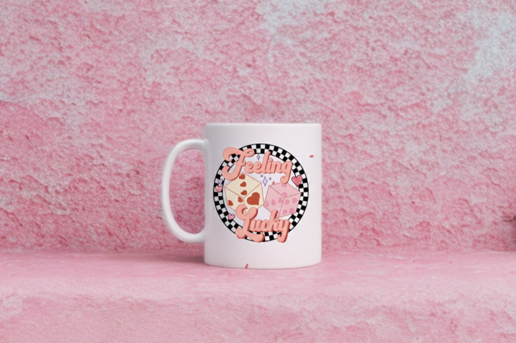 Feeling Lucky 15oz Valentine Coffee Mug