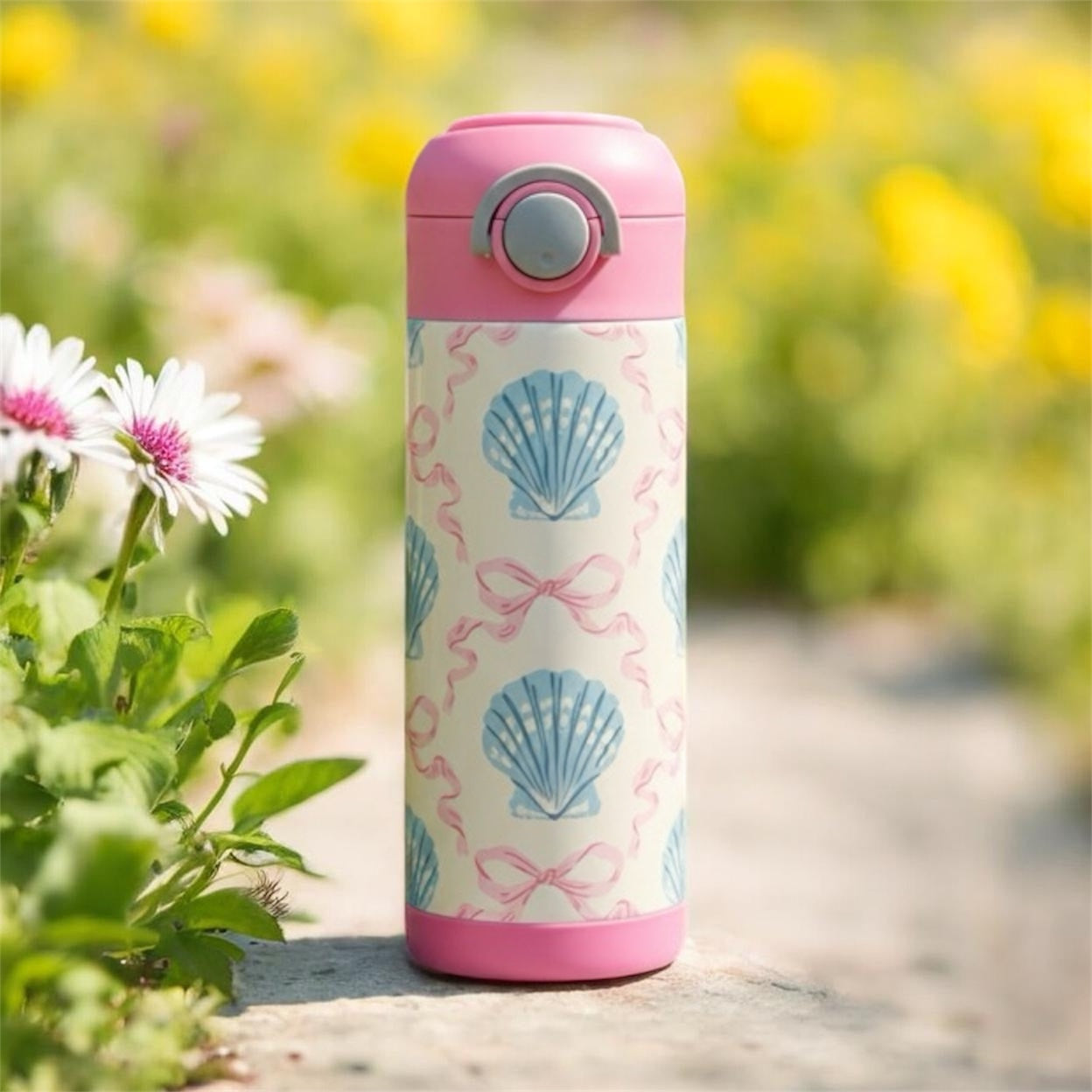 Coquette Seashell Kids Tumbler