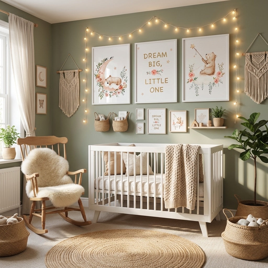 Dream Big Little One Room Décor Set (3 – 8x10 Prints)
