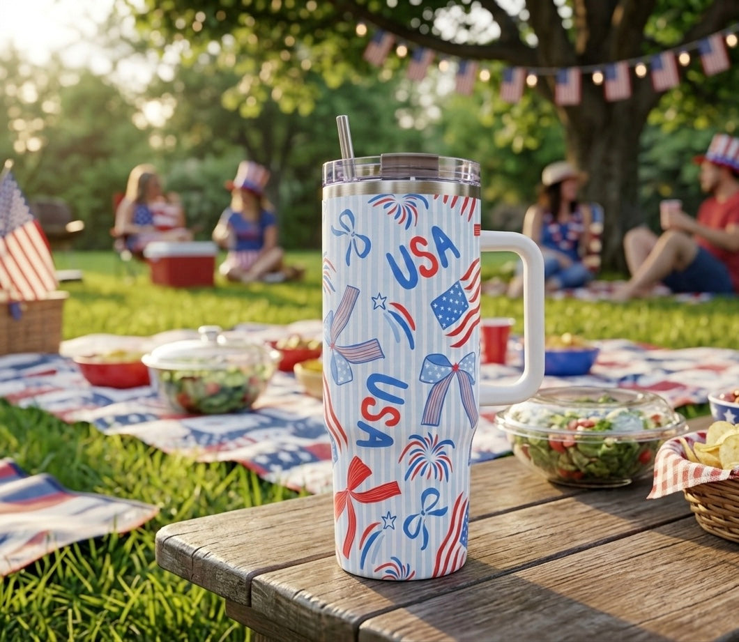 Coquette 4th of July 30oz Tumbler