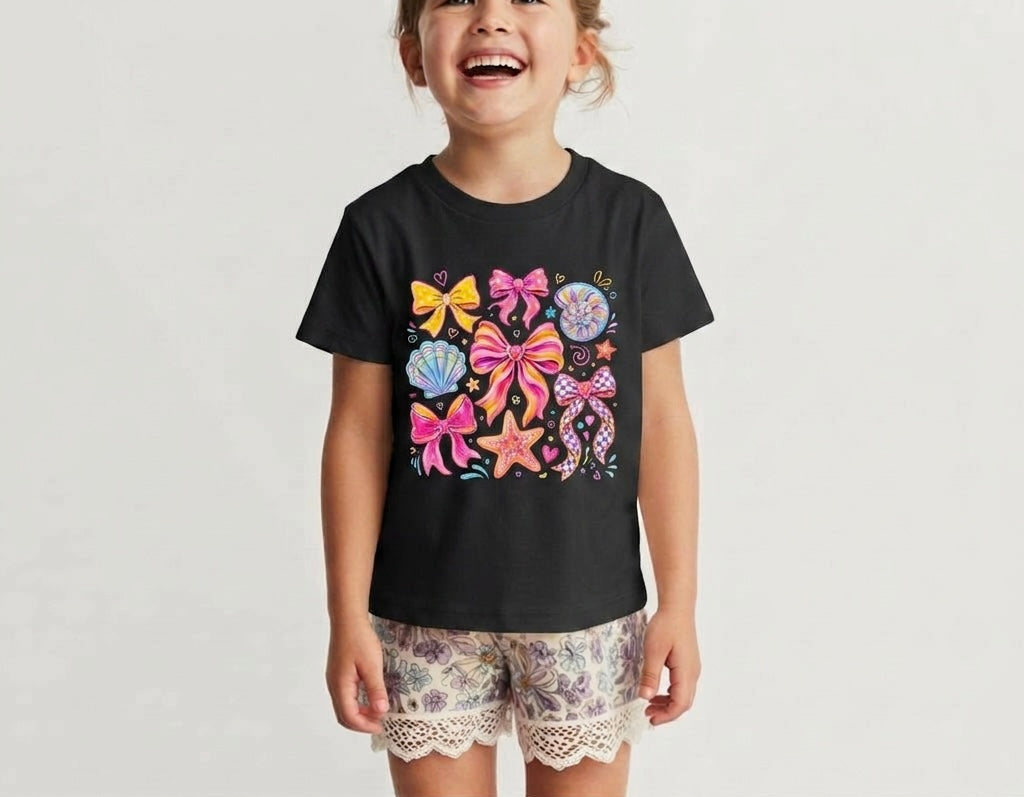 Coquette Seashell Girls T-Shirt
