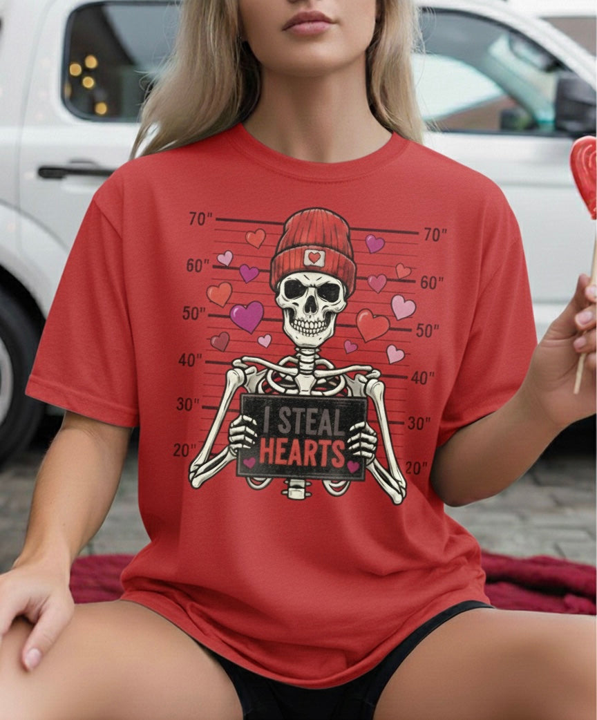 I Steal Hearts Valentine T-Shirt