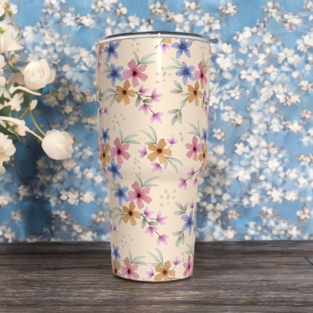 Floral 40oz Tumbler