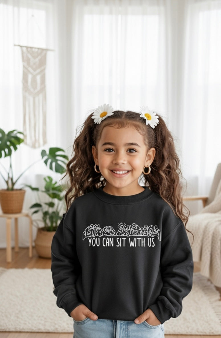You Can Sit With Us – Faith Based Crewneck