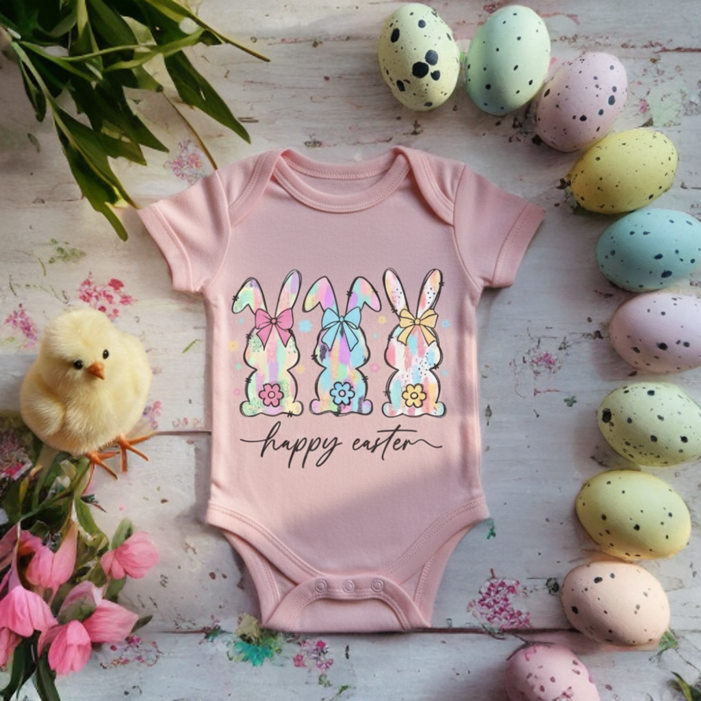 Happy Easter Baby Onesie – Easter Baby Bodysuit
