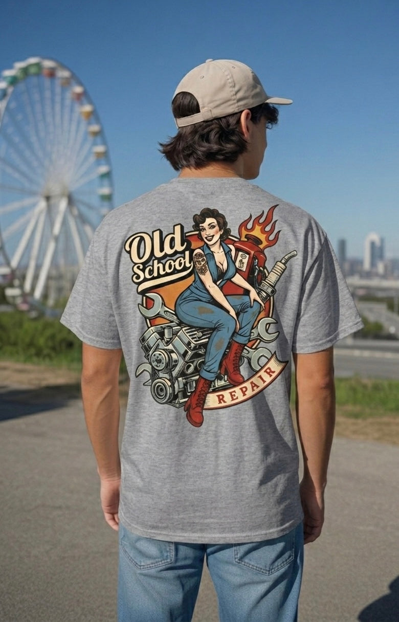 Old School Repair Men T-Shirt