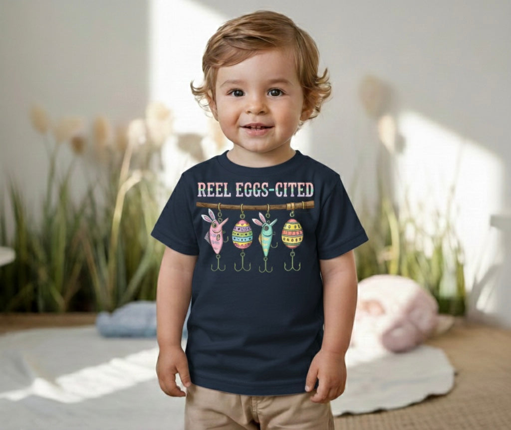 Toddler “Egg-Cited” Easter T-Shirt