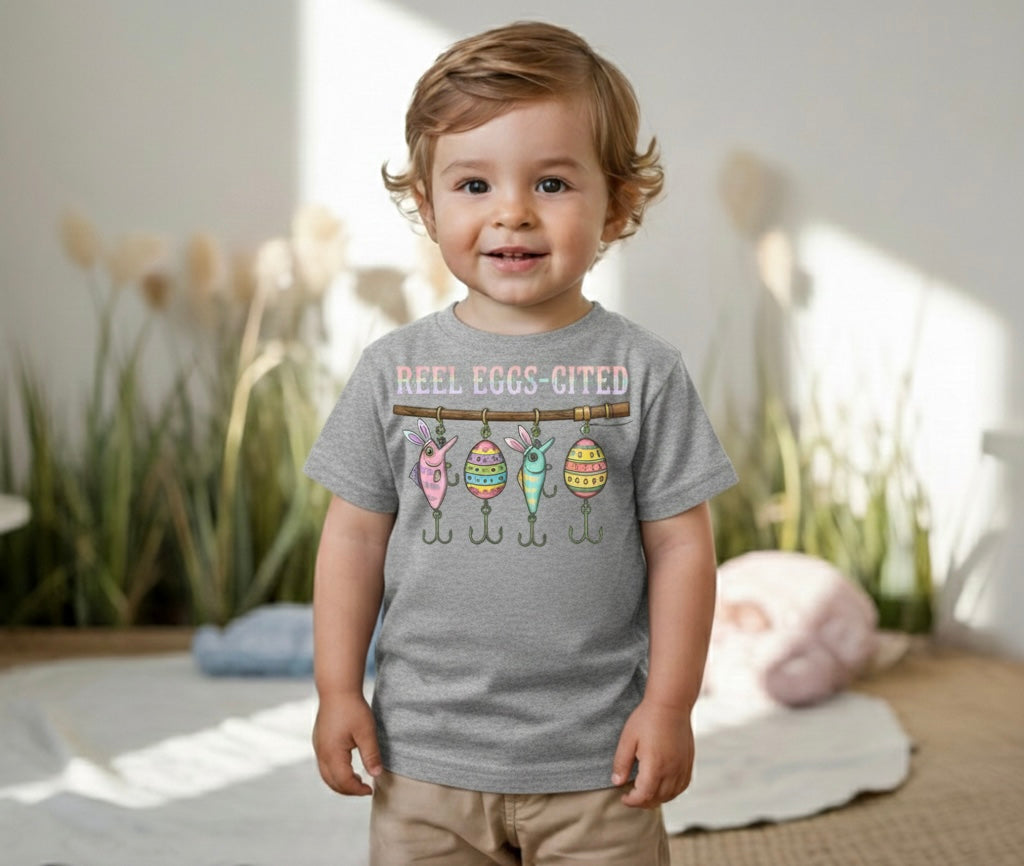 Toddler “Egg-Cited” Easter T-Shirt