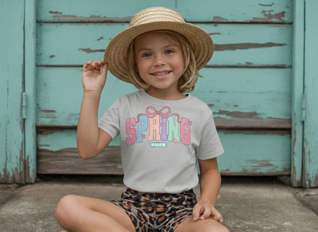 Spring Vibes Girls T-Shirt