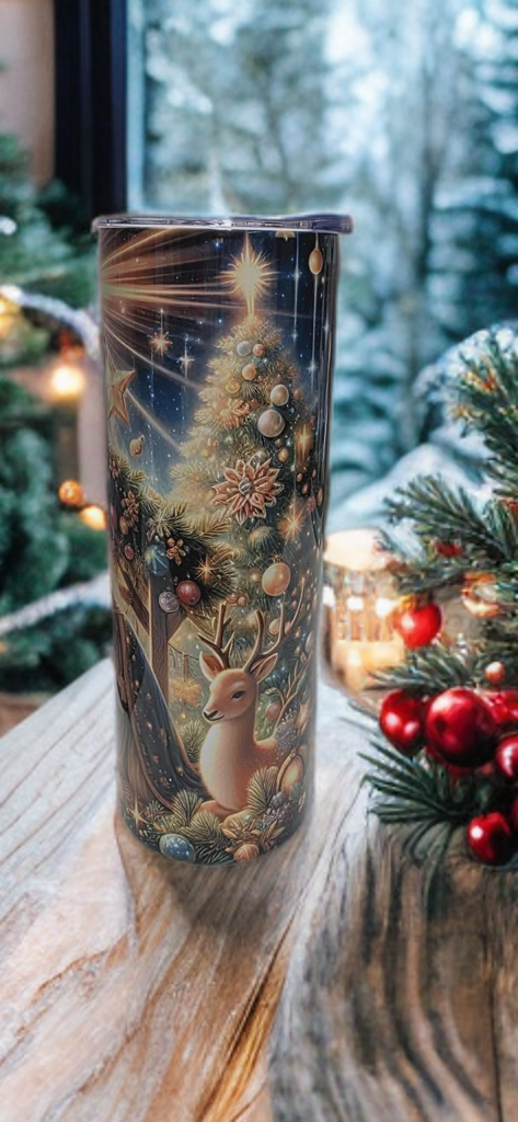 Silent Night Nativity 20oz tumbler-Holiday insulated cup