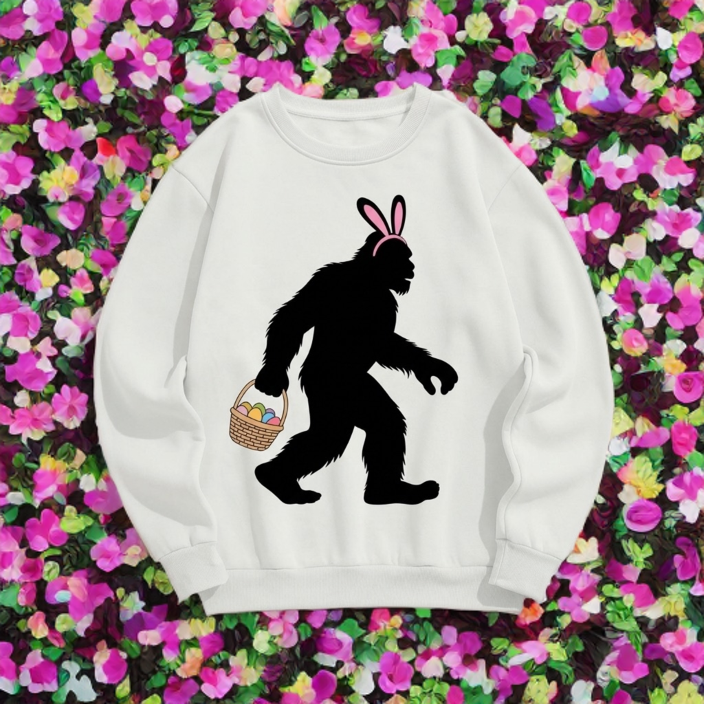 Bigfoot Easter Crewneck – Funny Easter Sweatshirt