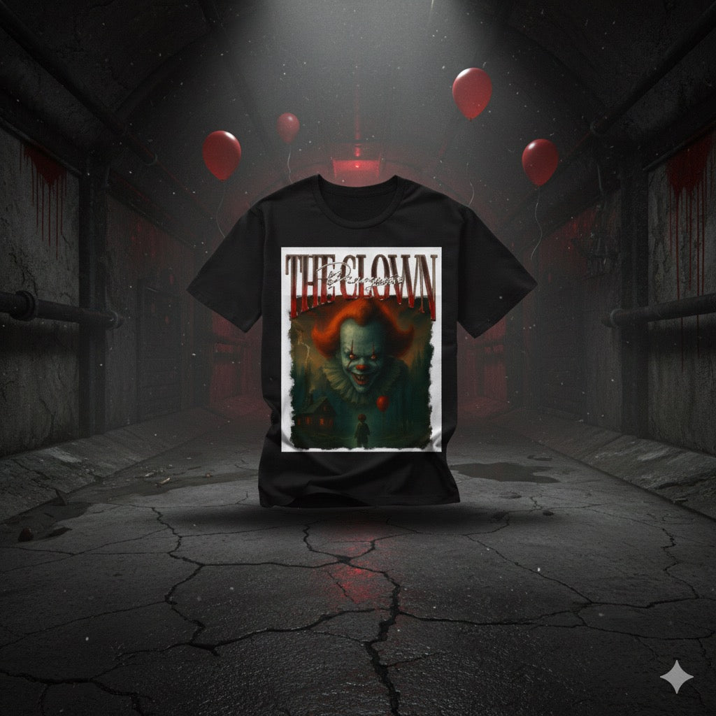 Retro Clown Graphic Tee – Bold, Playful Circus Vibes