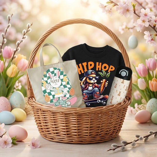 Hip Hop Boys Small Easter Basket Set