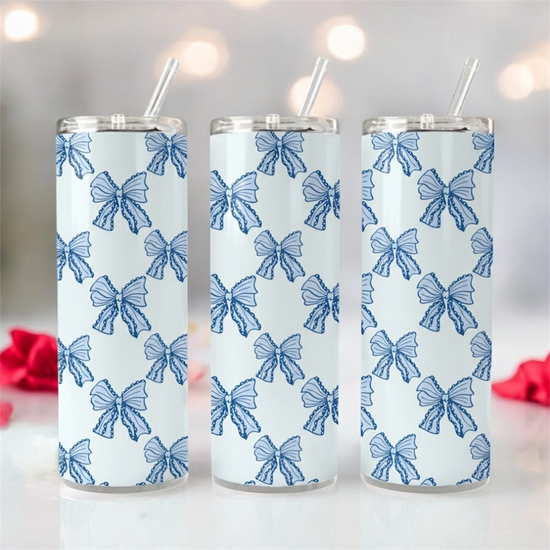 Blue Ribbon Valentine’s 20oz Tumbler
