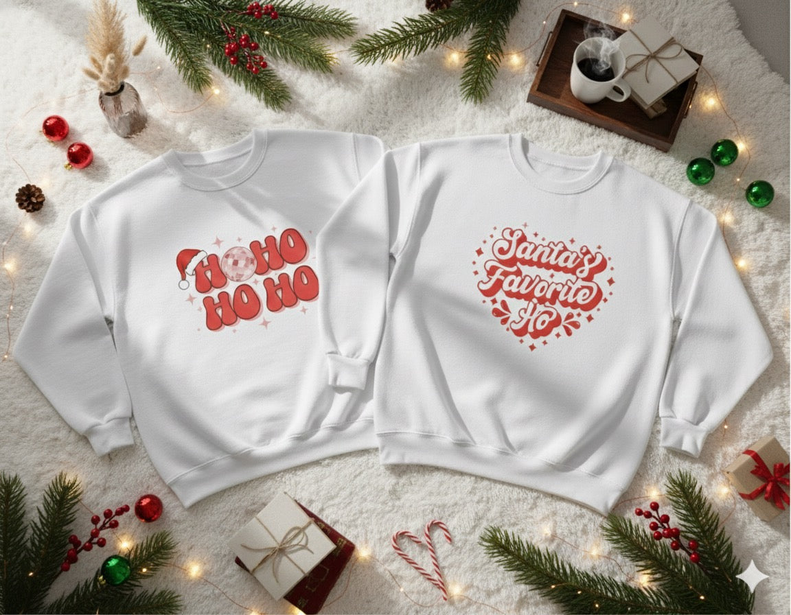 Santa’s Favorite Ho Crewneck | Funny Adult Crewneck