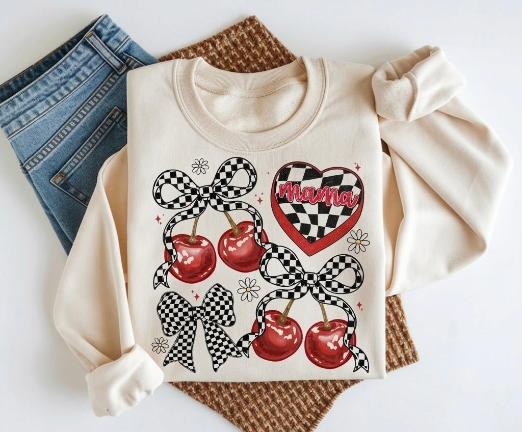 Mama Cherry Crewneck