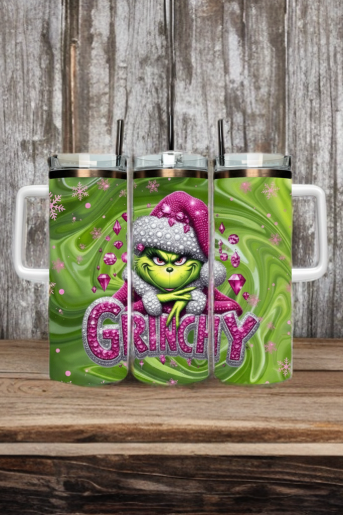 Grinch 30oz Tumbler – Large Holiday Stainless Steel Cup