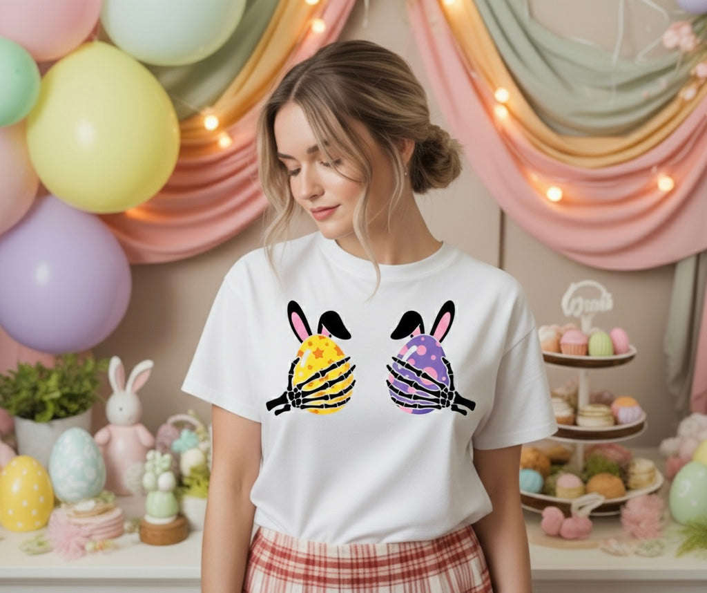 Skeleton Easter Eggs T-Shirt