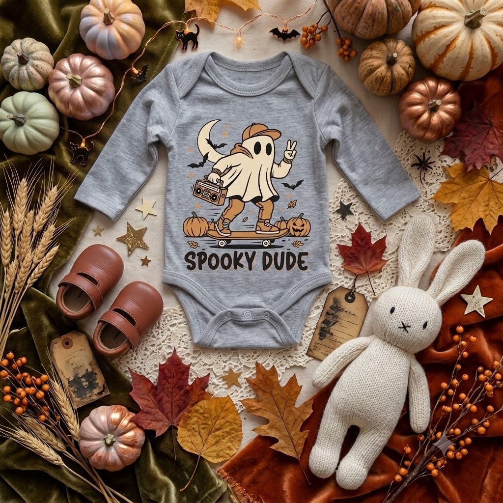 Spooky Dude Baby Onesie