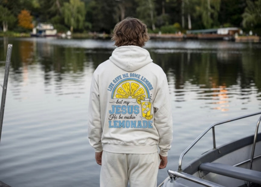Jesus He Be Making Lemonade Men’s Hoodie